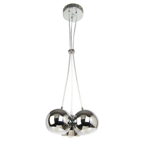 Pendente Bolinha Cromada Triplo - Cozinha / Sala / Quarto - Startec Menor preço em Pendente Bolinha Cromada Triplo - Cozinha / Sala / Quarto - Startec