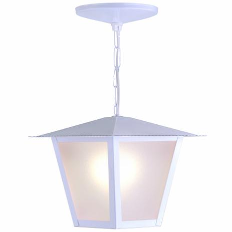 Pendente Colonial 33cm em Aço Luminária Branco Quadrada Externa Parede Retrô Vintage L4C Ideal Menor preço em Pendente Colonial 33cm em Aço Luminária Branco Quadrada Externa Parede Retrô Vintage L4C Ideal