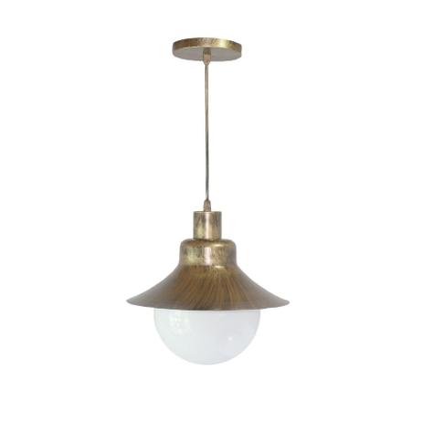 Pendente Colonial São Paulo Antigo 728 em Aço com Globo de Leitoso - Ideal iluminação Menor preço em Pendente Colonial São Paulo Antigo 728 em Aço com Globo de Leitoso - Ideal iluminação