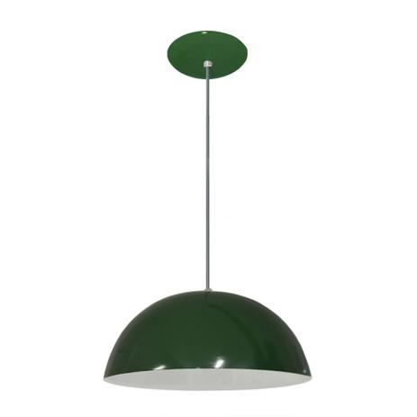 Pendente Colorido - Meia Bola - Cor Verde - 40 cm X 20 cm - Lustres amandini Menor preço em Pendente Colorido - Meia Bola - Cor Verde - 40 cm X 20 cm - Lustres amandini