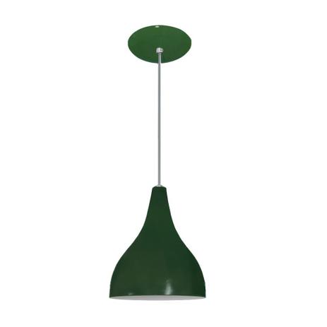 Pendente Colorido Modelo Funil - Grande - 31 cm x 23 cm - Verde - Lustres amandini Menor preço em Pendente Colorido Modelo Funil - Grande - 31 cm x 23 cm - Verde - Lustres amandini