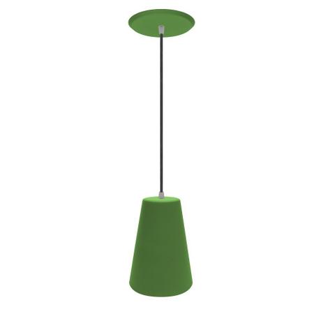 Pendente Copo em Alumínio Verde - Cromalux Menor preço em Pendente Copo em Alumínio Verde - Cromalux