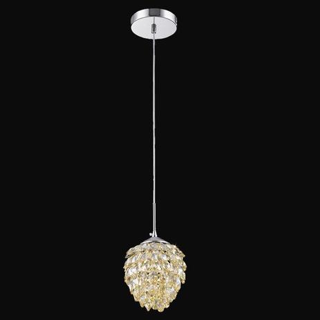 Pendente Cromado Em Aço E Cristal 1 lâmpada PE-030/1.15 - Itamonte Menor preço em Pendente Cromado Em Aço E Cristal 1 lâmpada PE-030/1.15 - Itamonte