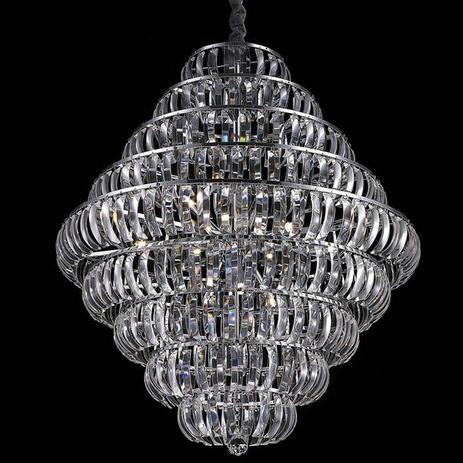 Pendente Cromado Em Aço E Cristal 12 lâmpadas PE-021/12.78CL - Itamonte Menor preço em Pendente Cromado Em Aço E Cristal 12 lâmpadas PE-021/12.78CL - Itamonte