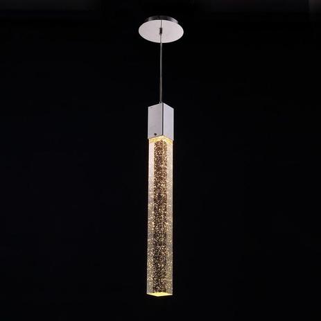 Pendente Cromado Em Aço E Vidro PE-015/1.100CL - Itamonte Menor preço em Pendente Cromado Em Aço E Vidro PE-015/1.100CL - Itamonte