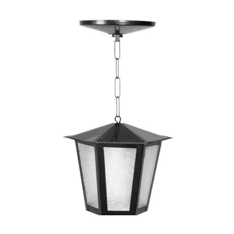 Pendente de aço Campinas pequeno para 1 lâmpada 20W preto Ideal Menor preço em Pendente de aço Campinas pequeno para 1 lâmpada 20W preto Ideal