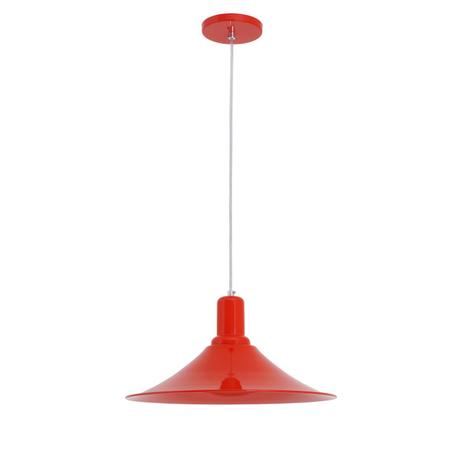 Pendente de Alumínio Redondo Raiden Auremar Vermelho Menor preço em Pendente de Alumínio Redondo Raiden Auremar Vermelho