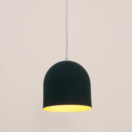 Menor preço em Pendente de Alumínio Redondo Sevilha Auremar Preto