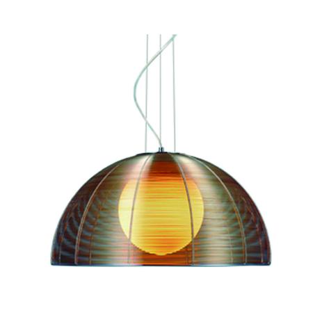 Pendente de Alumínio Wire 24cmx42cm Bella Iluminação Café Menor preço em Pendente de Alumínio Wire 24cmx42cm Bella Iluminação Café