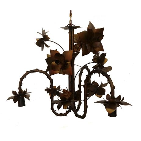 Pendente De Ferro Artesanal Para Sala De Estar Rustico com Flores Coloridas - Libertas rosas artesanato Menor preço em Pendente De Ferro Artesanal Para Sala De Estar Rustico com Flores Coloridas - Libertas rosas artesanato