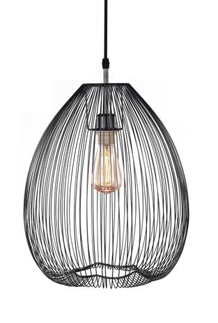 Pendente de Iluminação de Metal Preto - Mart Menor preço em Pendente de Iluminação de Metal Preto - Mart