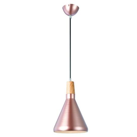 Pendente de Metal Cobre Fosco e Branco Brilhante D170 Eletrorastro Menor preço em Pendente de Metal Cobre Fosco e Branco Brilhante D170 Eletrorastro