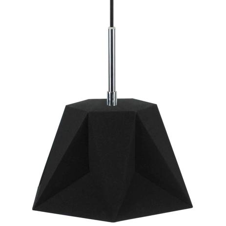 Pendente de Metal Poli 29cmx28cmx25cm Bella Iluminação Preto Menor preço em Pendente de Metal Poli 29cmx28cmx25cm Bella Iluminação Preto
