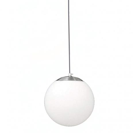 Pendente de Vidro 1 Lâmpada Esférico Leitoso 9008/1 Auremar Branco Menor preço em Pendente de Vidro 1 Lâmpada Esférico Leitoso 9008/1 Auremar Branco