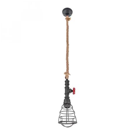 Pendente em Aço Aramado Inriolo Luciin Preto Menor preço em Pendente em Aço Aramado Inriolo Luciin Preto
