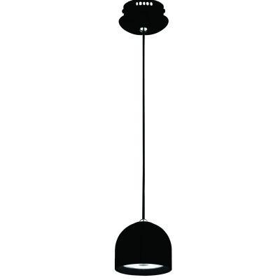 Pendente em aço/vidro 12cm 1xg9 - preto - Bella Menor preço em Pendente em aço/vidro 12cm 1xg9 - preto - Bella