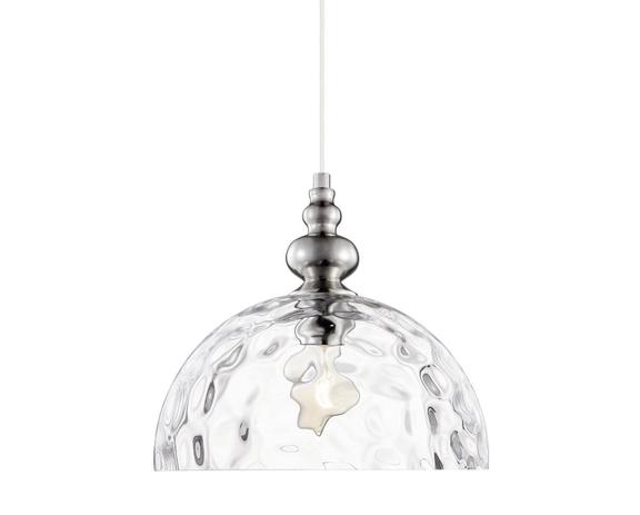 Pendente em Vidro Transparente e Metal Antique Dourado - 30CM - Mart Menor preço em Pendente em Vidro Transparente e Metal Antique Dourado - 30CM - Mart