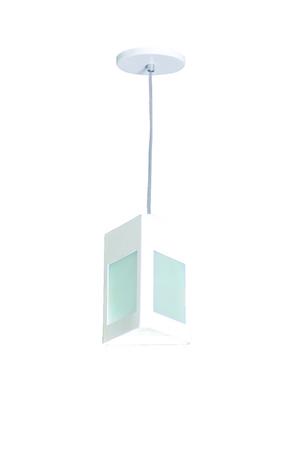 Pendente Externa Triangular Branco - Attena iluminação Menor preço em Pendente Externa Triangular Branco - Attena iluminação