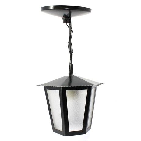 Pendente Externo Preto Sextavado Ideal - Ideal plast Menor preço em Pendente Externo Preto Sextavado Ideal - Ideal plast