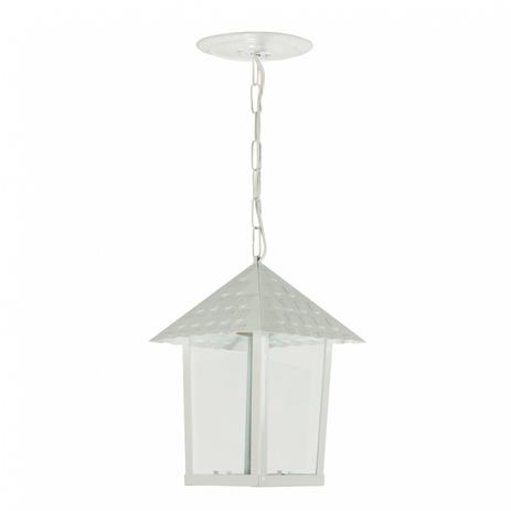 Pendente Externo Quadrado Vidro Liso Colonial Blumenau Branco Menor preço em Pendente Externo Quadrado Vidro Liso Colonial Blumenau Branco