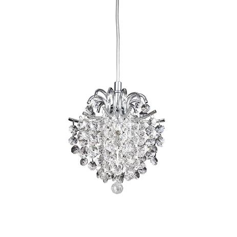 Pendente Fiore de Cristal Ø16cm Transparente Bella para 1 Lâmpada G9 Menor preço em Pendente Fiore de Cristal Ø16cm Transparente Bella para 1 Lâmpada G9