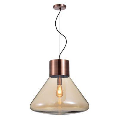 Pendente Gamboa 37CMX32CM 1XE27 40W Cobre e Champagne PD018S - Bella Iluminação Menor preço em Pendente Gamboa 37CMX32CM 1XE27 40W Cobre e Champagne PD018S - Bella Iluminação