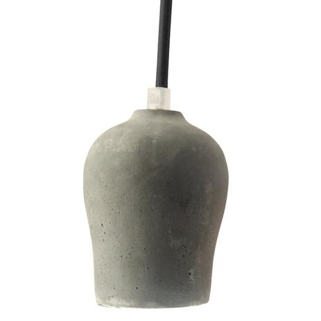 Pendente Holder 8Cm x 160,5Cm 1 x e27 CONCRETO Preto - Bella iluminação Menor preço em Pendente Holder 8Cm x 160,5Cm 1 x e27 CONCRETO Preto - Bella iluminação