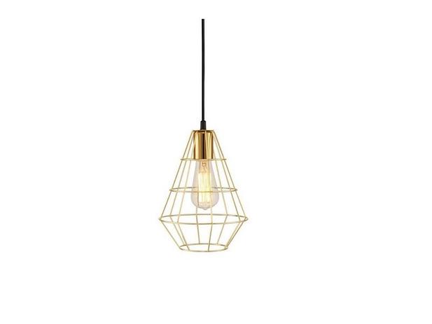Pendente industrial em metal na cor latao 4986 - Mart Menor preço em Pendente industrial em metal na cor latao 4986 - Mart