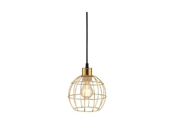 Pendente industrial em metal na cor latao 4987 - Mart Menor preço em Pendente industrial em metal na cor latao 4987 - Mart