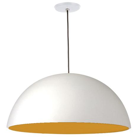 Pendente Meia Lua 60cm 6004 Pantoja & Carmona Branco/Dourado Menor preço em Pendente Meia Lua 60cm 6004 Pantoja & Carmona Branco/Dourado