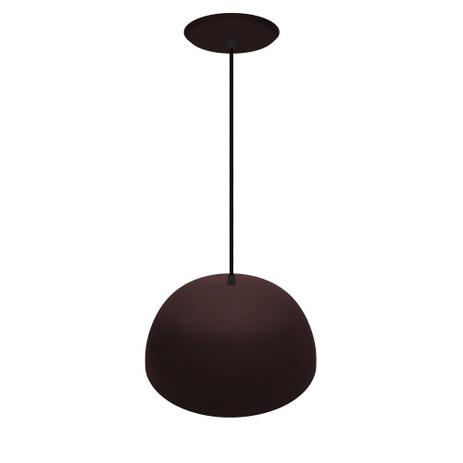 Pendente Meia-Lua em Alumínio Marrom - Cromalux é boa?