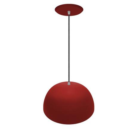 Pendente Meia-Lua em Alumínio Vermelho - Cromalux é boa?