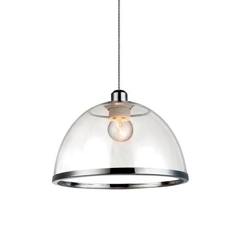 Pendente Metal/Acrilico 1Xe27 40W 23Cm Cromado Transparente E Cromado - Quality Menor preço em Pendente Metal/Acrilico 1Xe27 40W 23Cm Cromado Transparente E Cromado - Quality