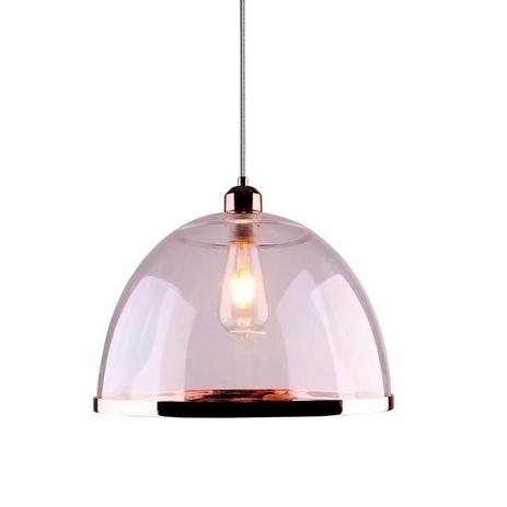 Pendente Metal/Acrilico 1Xe27 40W 23Cm Transparente E Cobre - Quality Menor preço em Pendente Metal/Acrilico 1Xe27 40W 23Cm Transparente E Cobre - Quality