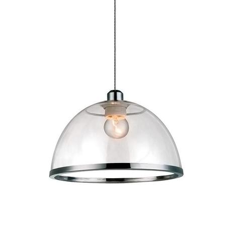 Pendente Metal/Acrilico 1Xe27 40W 34Cm Cromado Transparente E Cromado - Quality Menor preço em Pendente Metal/Acrilico 1Xe27 40W 34Cm Cromado Transparente E Cromado - Quality