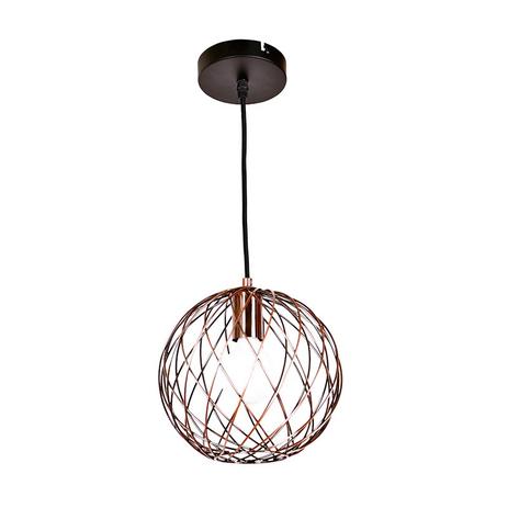 Pendente Metal Bronze 1xE27 40w Ø25x24cm New Line - NL-PD817 Menor preço em Pendente Metal Bronze 1xE27 40w Ø25x24cm New Line - NL-PD817
