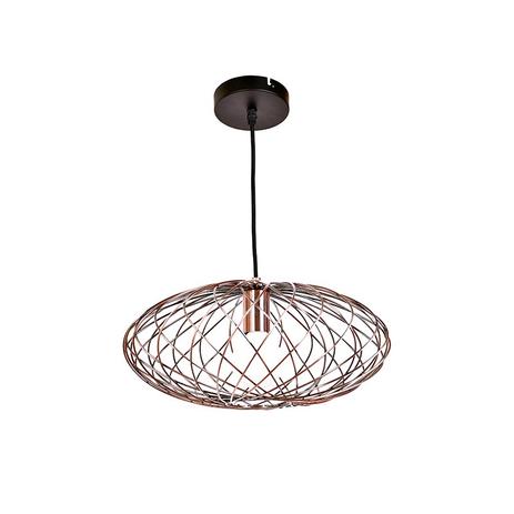 Pendente Metal Bronze 1xE27 40w Ø40x18cm New Line - NL-PD816 Menor preço em Pendente Metal Bronze 1xE27 40w Ø40x18cm New Line - NL-PD816