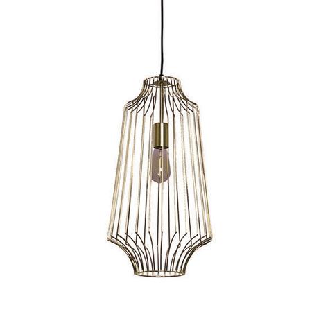 Pendente Metal Dourado 1xE27 40w 28x51cm New Line - NL-PD1086-DO Menor preço em Pendente Metal Dourado 1xE27 40w 28x51cm New Line - NL-PD1086-DO
