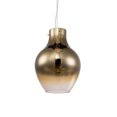 Pendente Metal Dourado com Vidro Dourado Degradê 1xE27 40w Ø28x38cm New Line - NL-PD1150 Menor preço em Pendente Metal Dourado com Vidro Dourado Degradê 1xE27 40w Ø28x38cm New Line - NL-PD1150