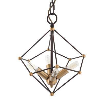 Pendente metal ø30,5x30,5cm 4xe14 - Bella iluminação Menor preço em Pendente metal ø30,5x30,5cm 4xe14 - Bella iluminação