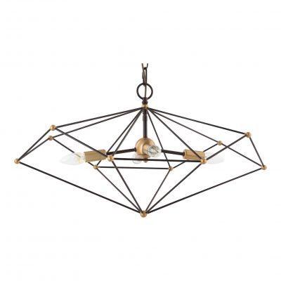 Pendente metal ø71x40,6cm 4xe14 - Bella iluminação Menor preço em Pendente metal ø71x40,6cm 4xe14 - Bella iluminação