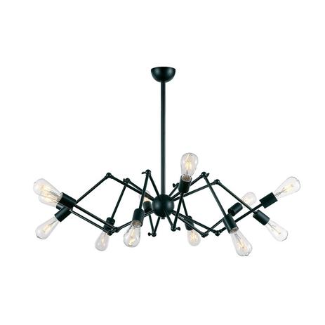 Pendente Metal Preto Ø90x70cm 12xE27 40w New Line - NL-PD745 Menor preço em Pendente Metal Preto Ø90x70cm 12xE27 40w New Line - NL-PD745
