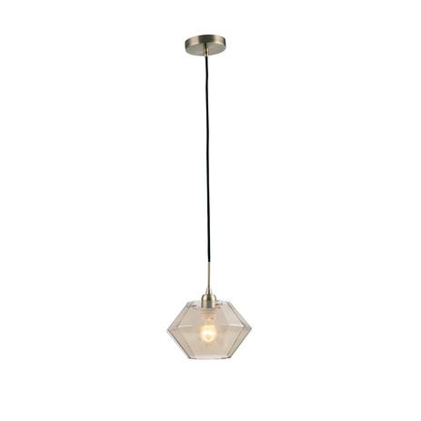 Pendente Metal/Vidro 1xE27 40W 18x11cm Champagne New Line - NL-PD1076-CH Menor preço em Pendente Metal/Vidro 1xE27 40W 18x11cm Champagne New Line - NL-PD1076-CH