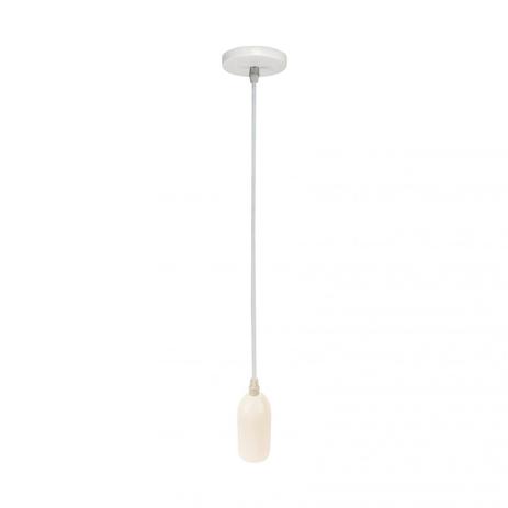 Pendente Metal Vintage Longo Dot Taschibra Branco Menor preço em Pendente Metal Vintage Longo Dot Taschibra Branco