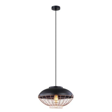Pendente Oval de Aço 1 Lâmpada PE 050 Mais Luz Preto Fosco Menor preço em Pendente Oval de Aço 1 Lâmpada PE 050 Mais Luz Preto Fosco