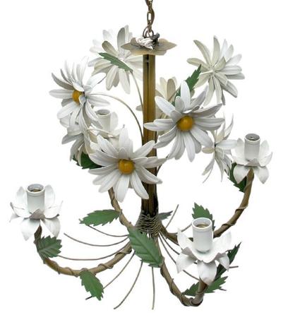 Pendente para Sala Artesanal de Ferro Rústico Flores 4 Braços - Libertas rosas artesanato Menor preço em Pendente para Sala Artesanal de Ferro Rústico Flores 4 Braços - Libertas rosas artesanato