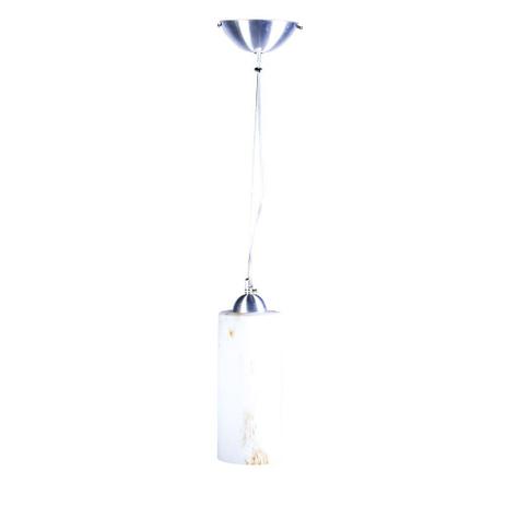 Pendente polo aluminio+vidro cilindrico fosco e-27 1 lamp. max 60w amarelo - Home line Menor preço em Pendente polo aluminio+vidro cilindrico fosco e-27 1 lamp. max 60w amarelo - Home line