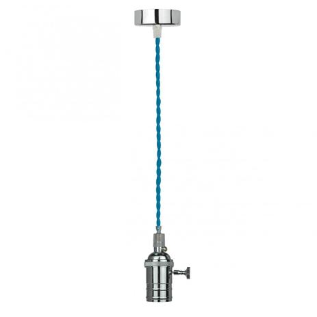 Pendente Primer Lamp Show Azul Menor preço em Pendente Primer Lamp Show Azul