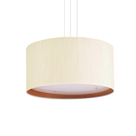 Pendente Redondo em Plástico para 3 Lâmpadas Cilindro Tom Luz Iluminação Microseda Cru é boa?