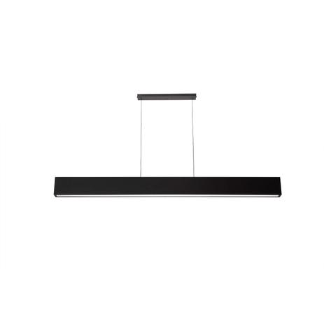 Pendente Retangular 125cmx5cmx10cm Arky Bella Italia Preto Menor preço em Pendente Retangular 125cmx5cmx10cm Arky Bella Italia Preto